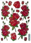 Ziersticker Rote Rosen PSA